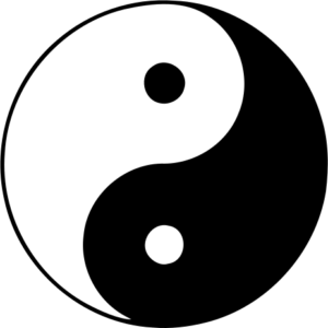 Taiji - Darstellung von Yin und Yang